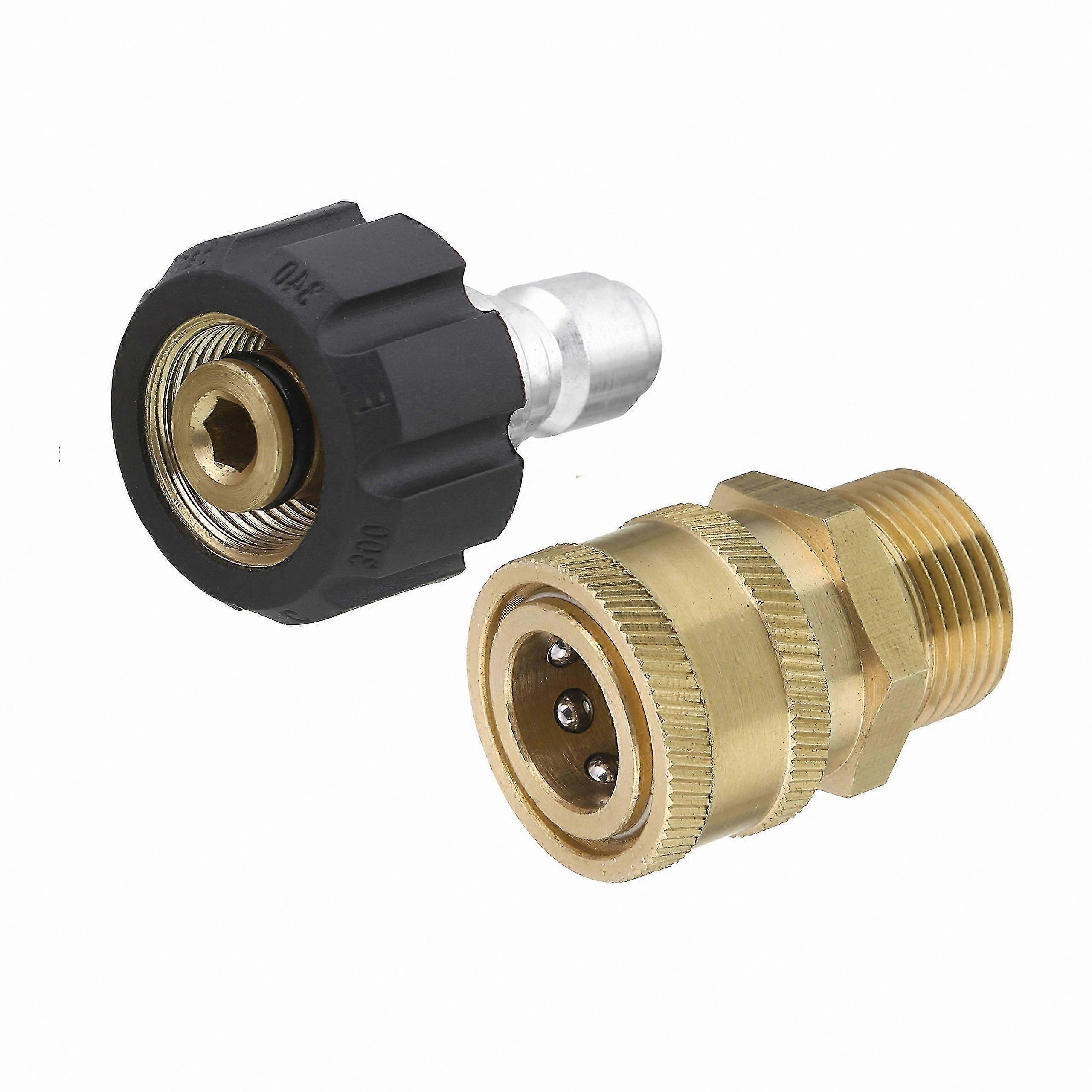 M22 Swivel Pressure Washer Adapter Kit with 14mm Metric Fitting for Daily Use