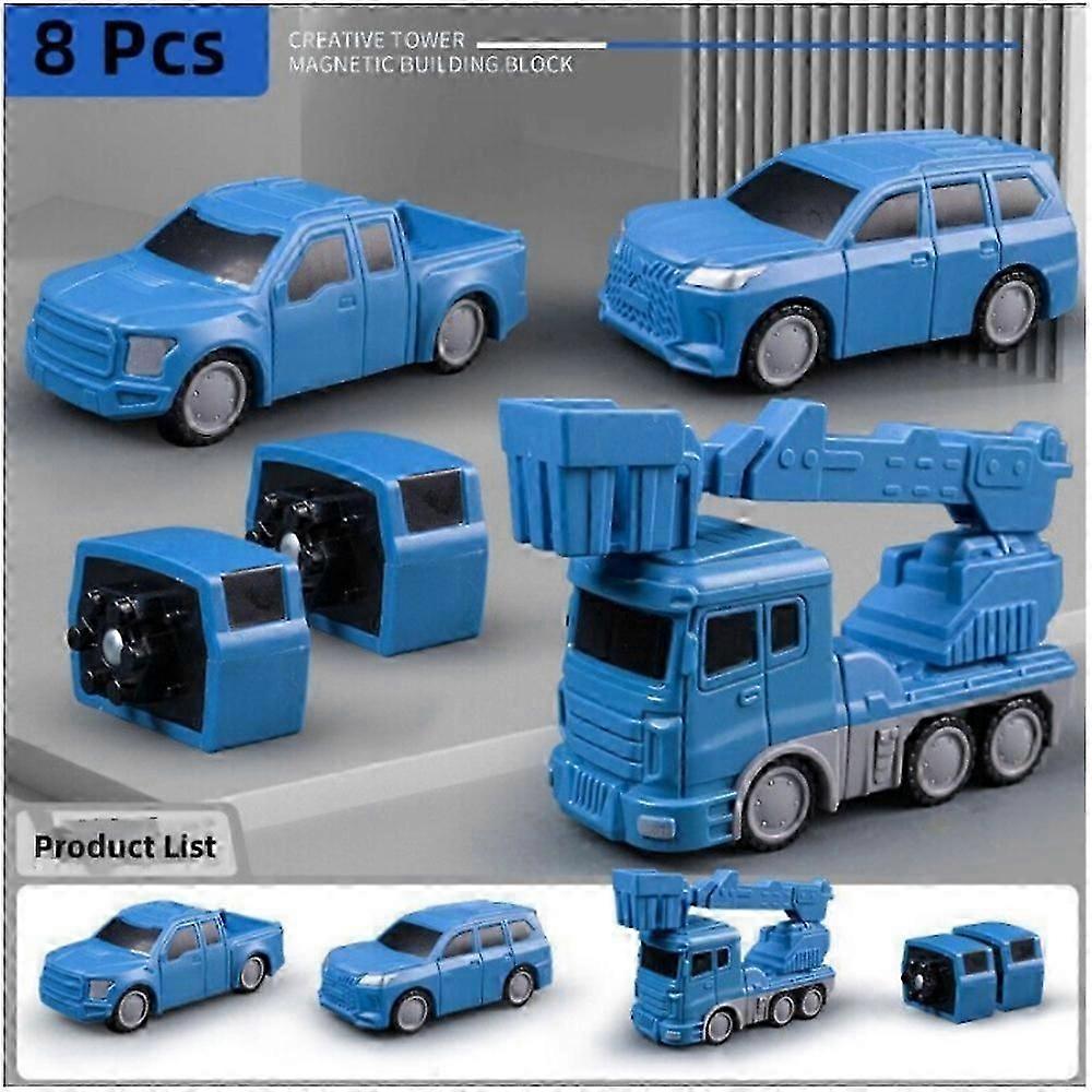 Magnetic Transform Engineering Car Assembled Toys