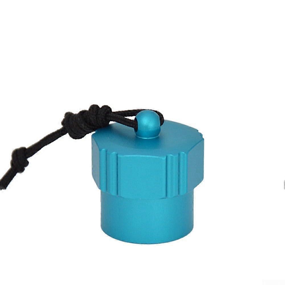Dive Tank Valve Protector Lightweight Aluminium Dust Cap with Easy to Use Lanyard (F)