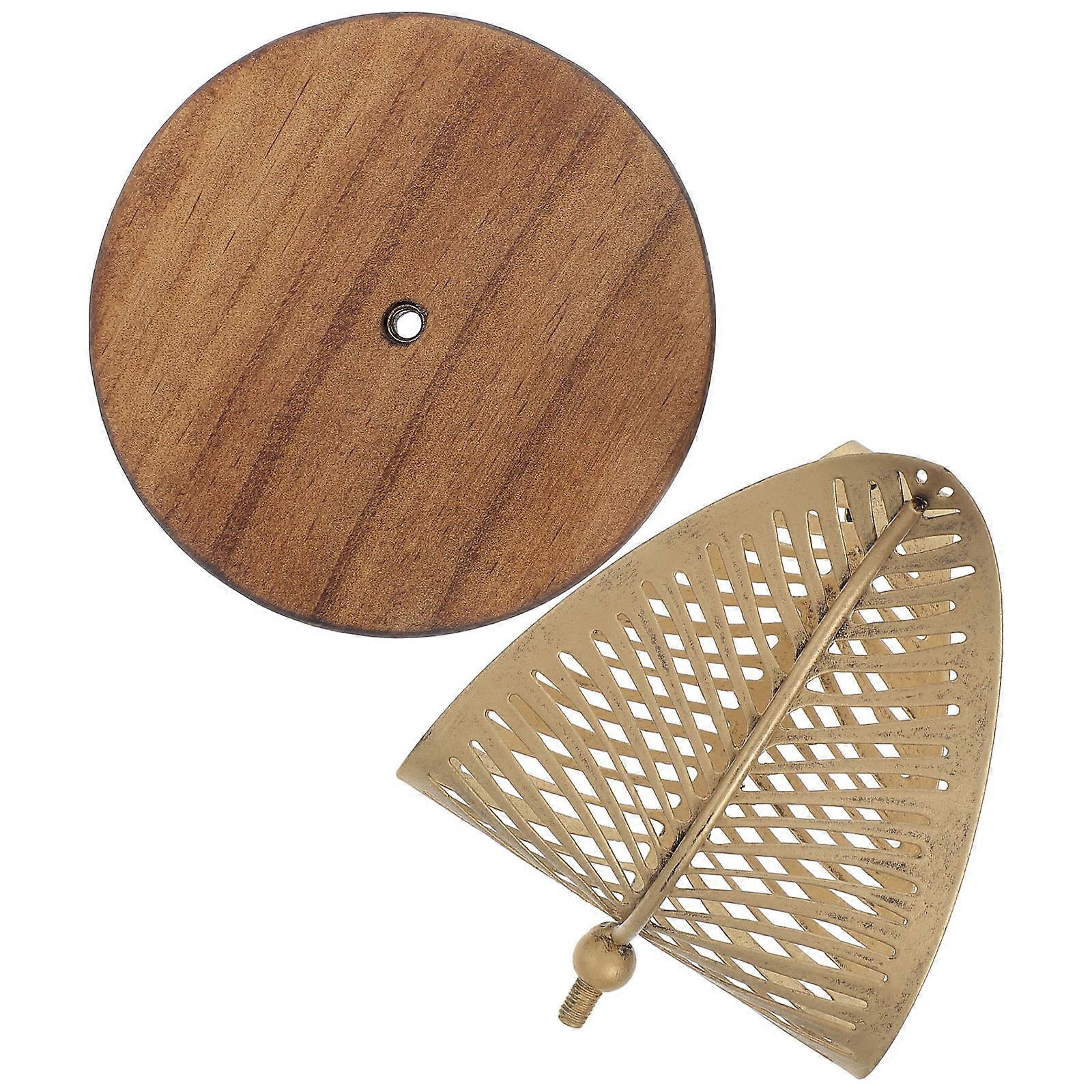 Freestanding Metal Napkin Holder with Leaf Design Stylish Hollow Leaf Shaped Tissue Organizer with Stable Base for Home, Restaurant & Dining Table