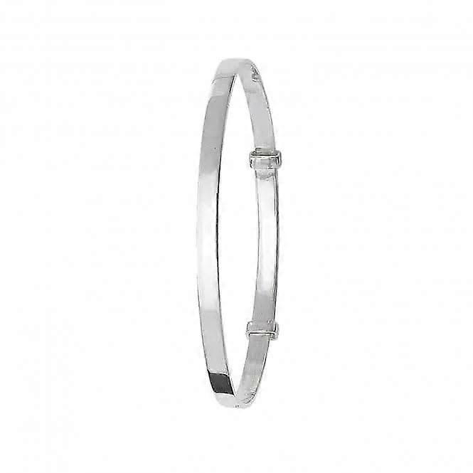 Acotis Silver Classic Round Design Babies Bangle G4172