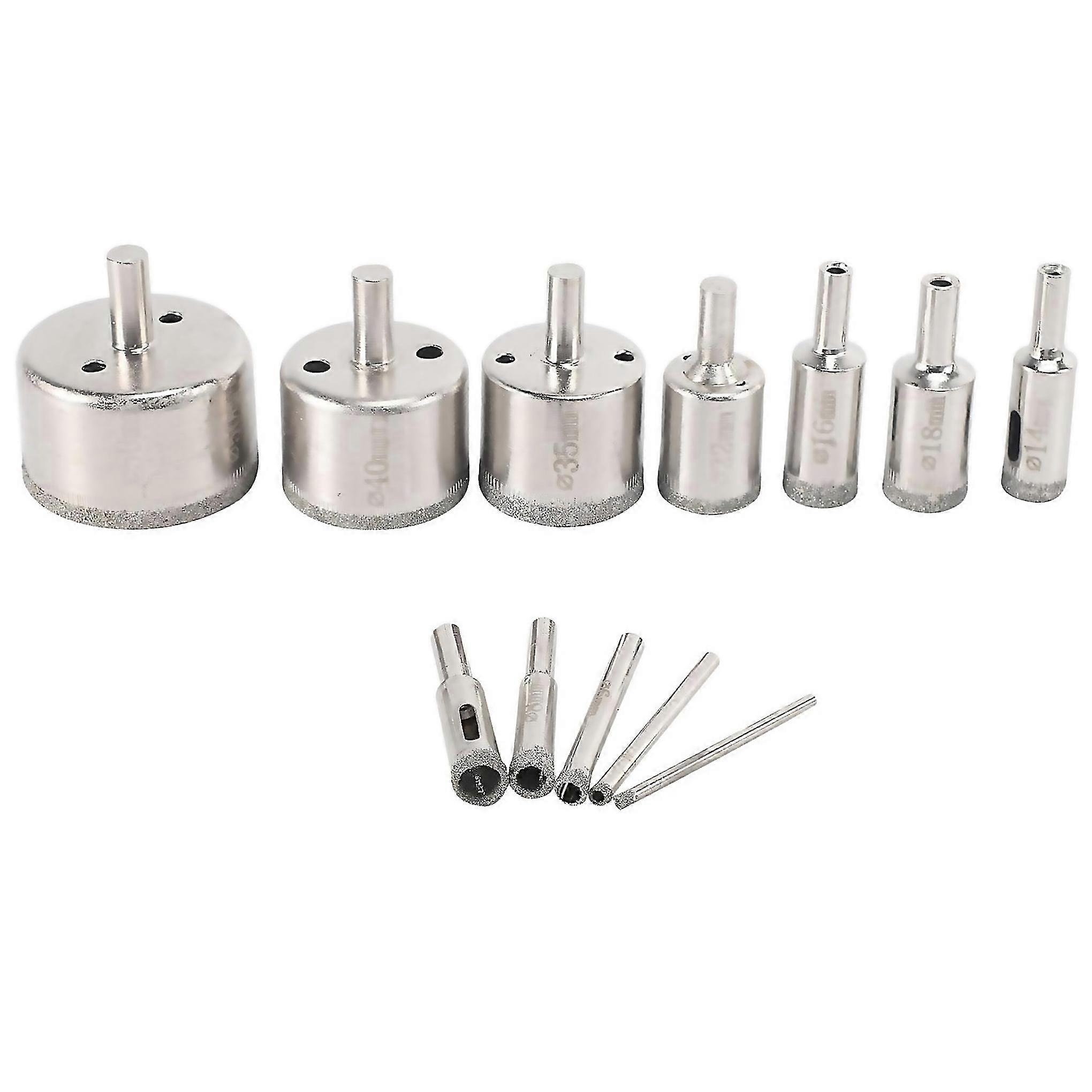 For 12pcs diamond drill bits glass tile hole saw bits set hollow core drill bits extractor remover