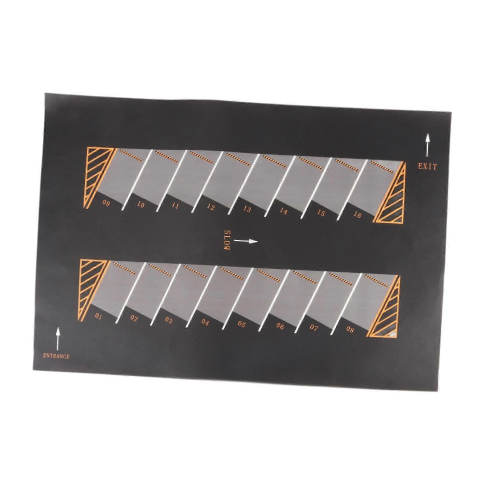 1/64 Parking Mouse Pad Mini Die-Cast Garage Mat Non-Slip Desktop Play Mat for Model Vehicles Diorama C