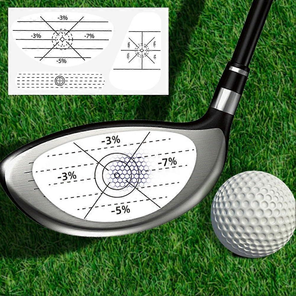 Golf Impact Training Stickers Pack of 50 for Swing Path and Ball Striking Analysis