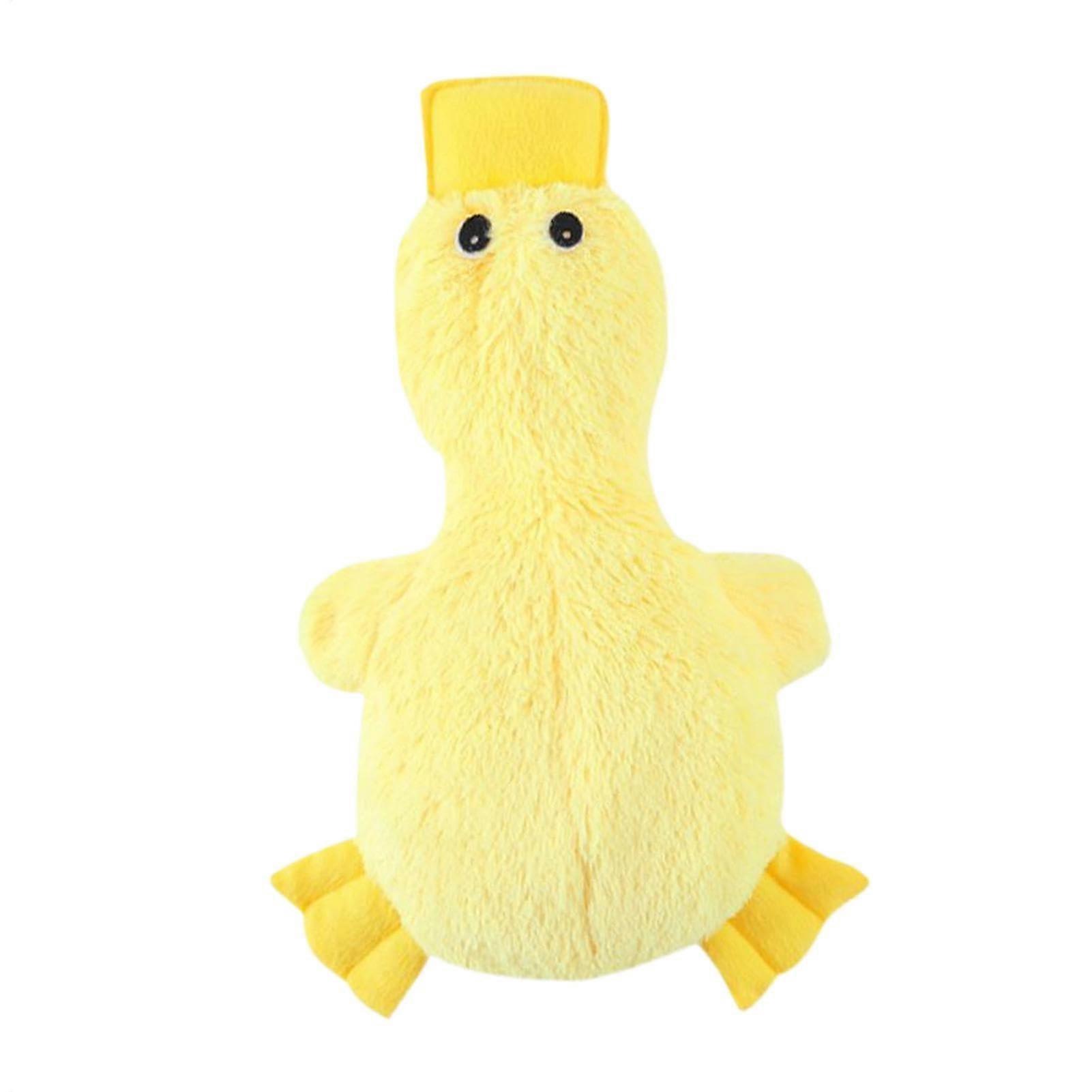 Plush Dog Chew Toy With Crinkle Paper Inside | Cartoon Duck Puppy Toy For Small, Medium, And Large Dogs, Tug & Bite Toy