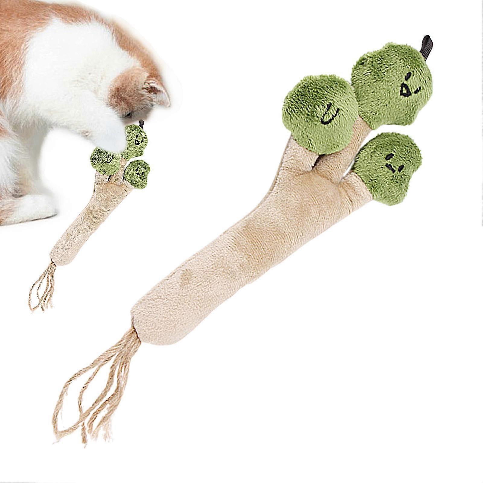 Vegetable Dog Plush  Stuffed Toy Interactive Dog Chew Plush  Sturdy Interactive Vegetable Shaped Chewing Toy for Home Indoor coriander