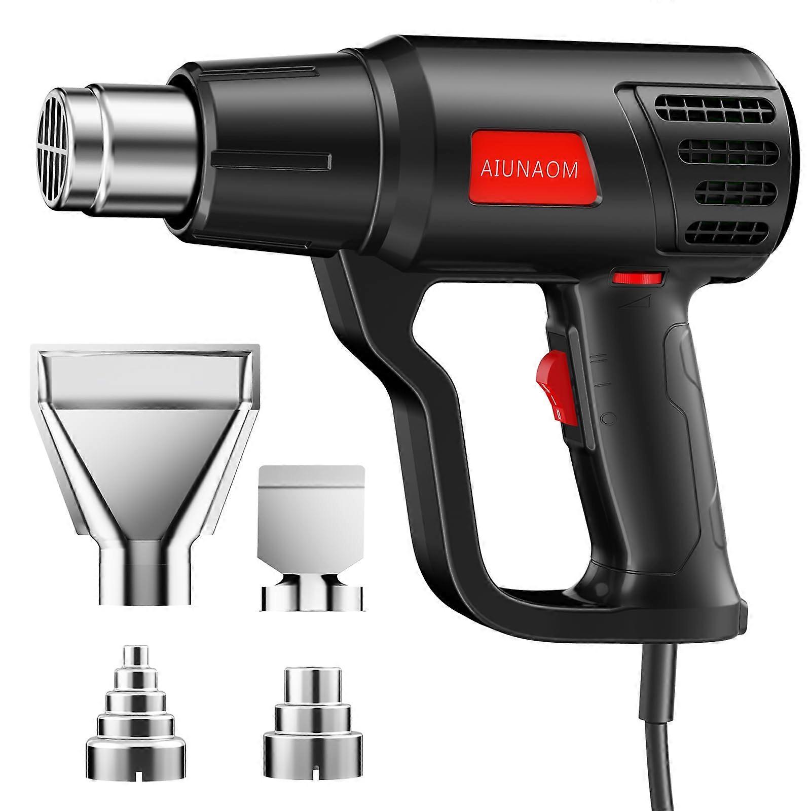 Heat Gun 2000W 50°C650°C 2 Air Flow Settings for Heating, Defrosting, Welding