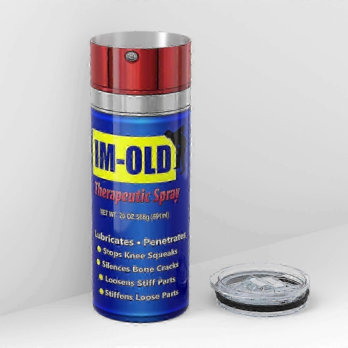 WD40 Dirty Pattern Thermos Cup, Engine Oil Filter Thermos Cup with Lid
