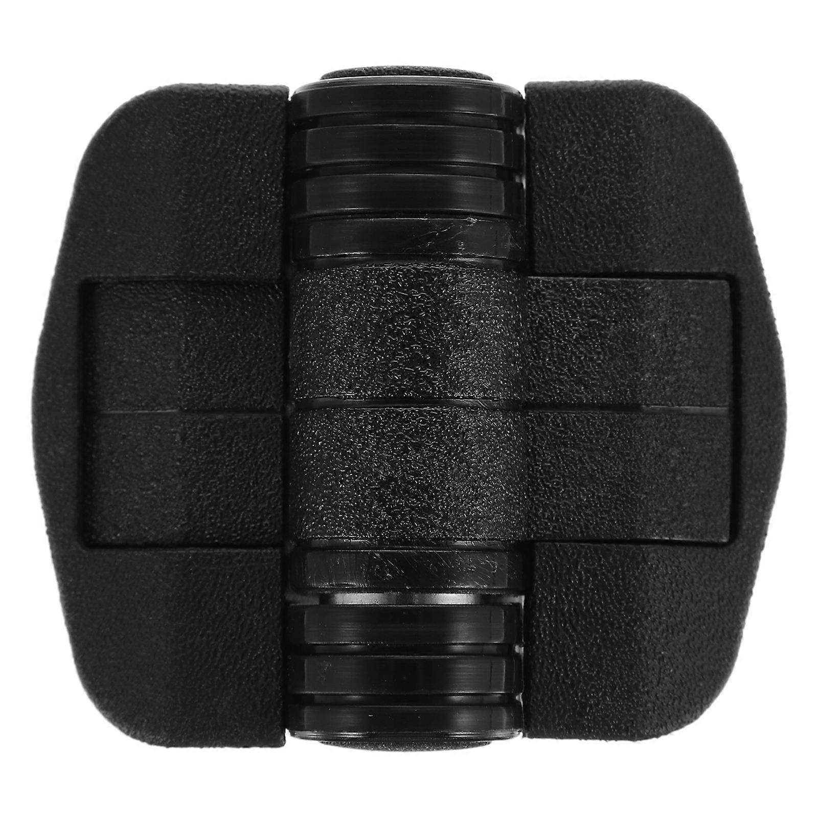 Durable Nylon Hinge for Door Use with 4 Screw Holes Black 1pc