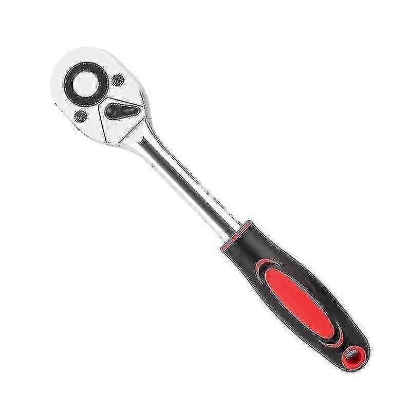 Fast 3/8 Red Rubber 24-Teeth Allegro Two-Way Ratchet Wrench for Auto Repair