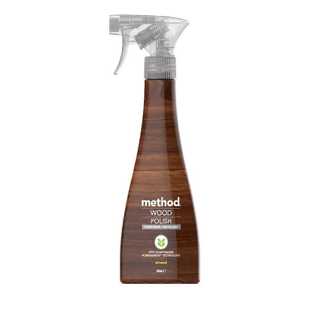 Method Wood Polish Spray 354ml - Almond - 3 Pack