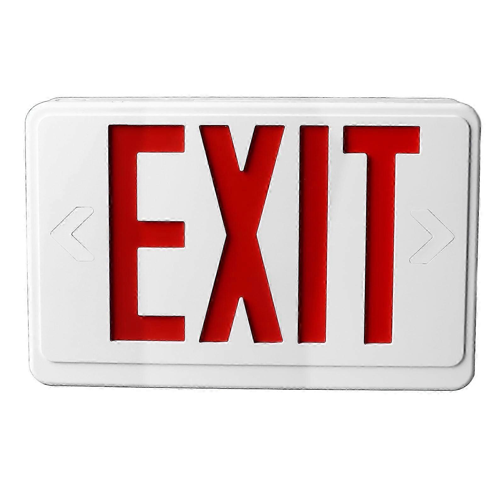 LED Emergency Exit Sign Professional IP30 Protection Grade Long Lasting Red LED Exit Sign for Business AC85?265V