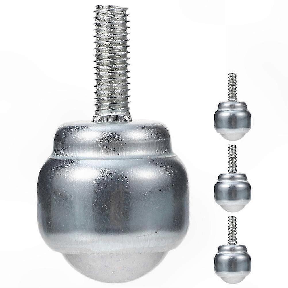 4-Pack Metal Ball Bearing Caster Wheels for Workbench Rollers