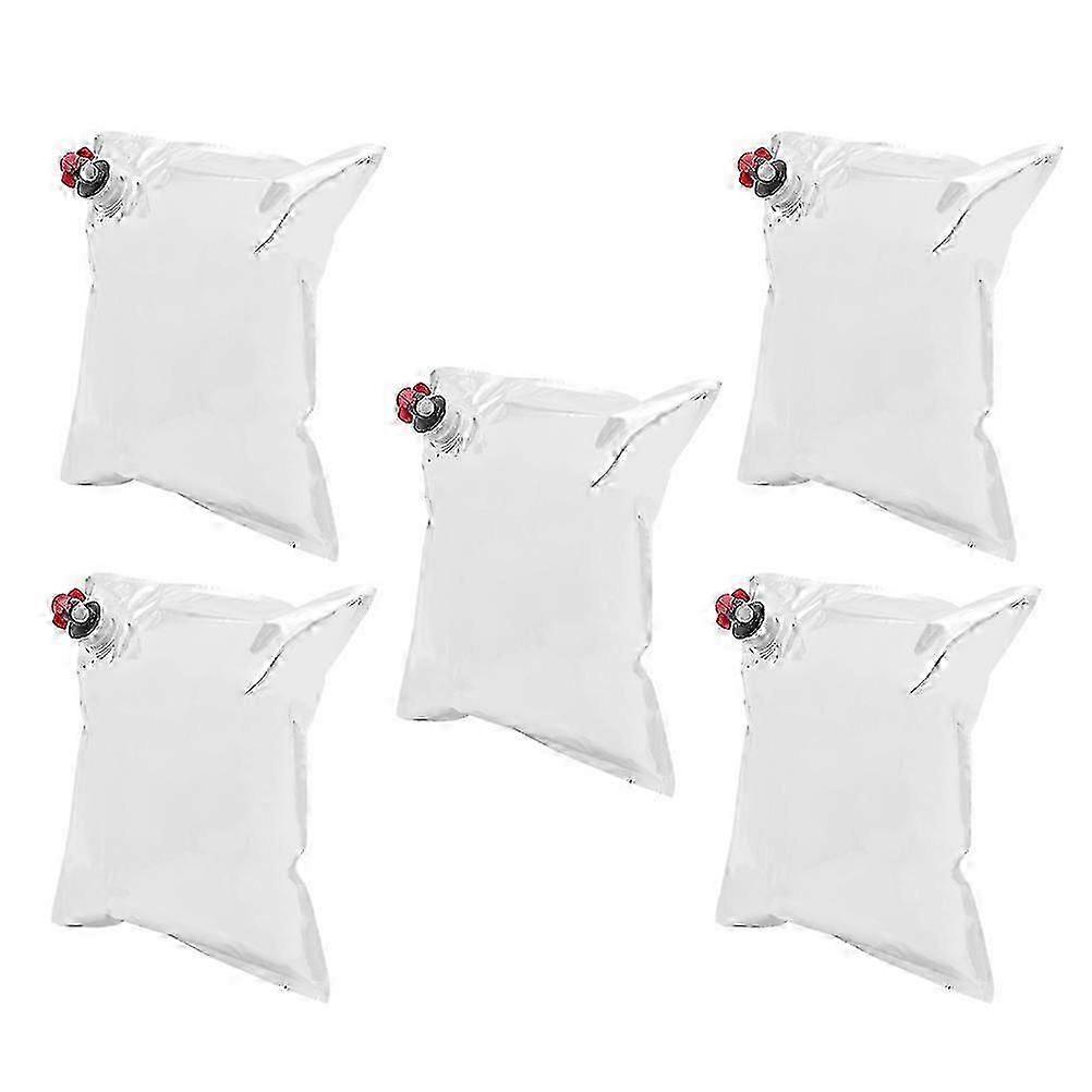 5Pcs Wine Bags, a Portable and Leakproof Beverage Storage Solution For Outdoor Events in a Multi Color 40.00X33.00X1.00cm design