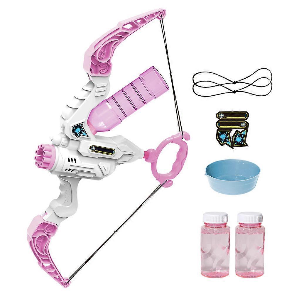 Bubble Maker Bow Shape for Kids Outdoor Playing Material Produce 1Set