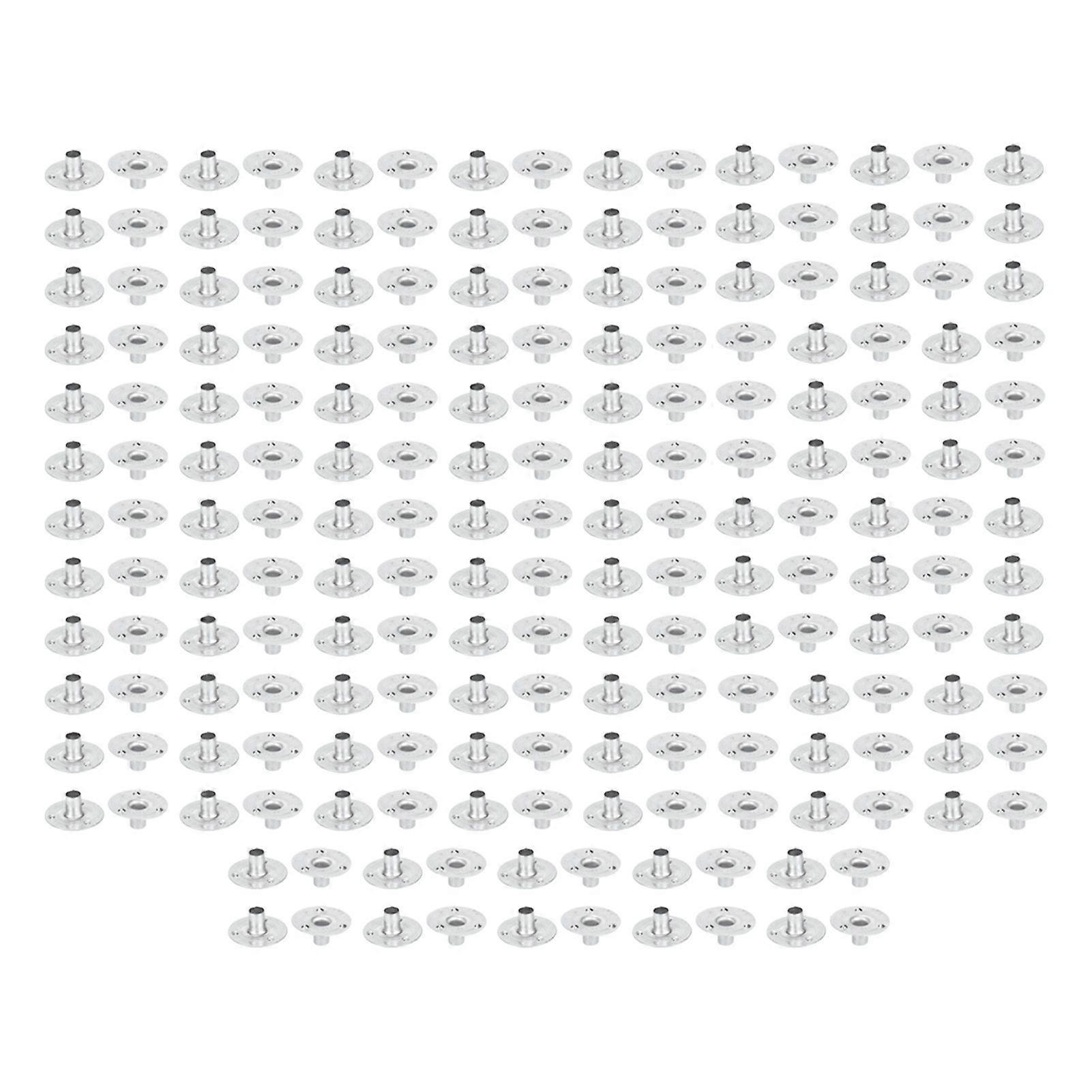 200pcs Candle Wick Tabs DIY Metal Base Candle Wick Sustainer Tabs for Candle Making