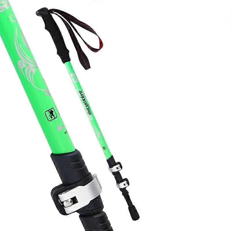 Aluminum alloy hiking poles, ultra-lightweight and portable with external locks, suitable for multiple scenarios