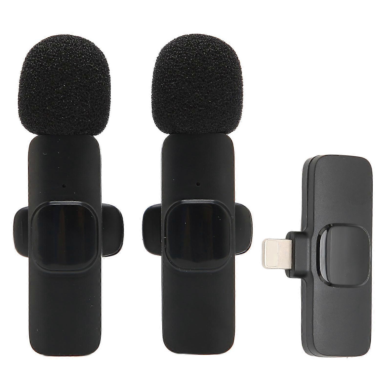 Wireless Lavalier Mic K9, 10H Battery, 20m Range, Low Latency