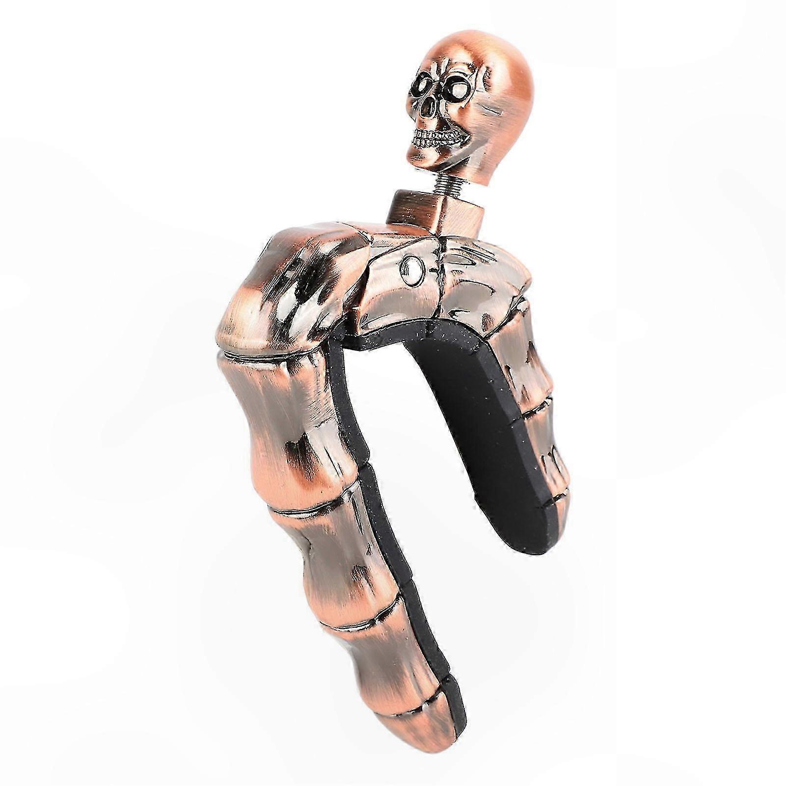 Guitar and Ukulele Capo in Skull Design Durable Stylish Accessory Purple Bronze Finish for Electric Classic Stringed Instruments