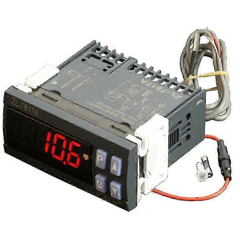 PID Temperature Controller with Integrated SSR for 100-240Vac Power Supply