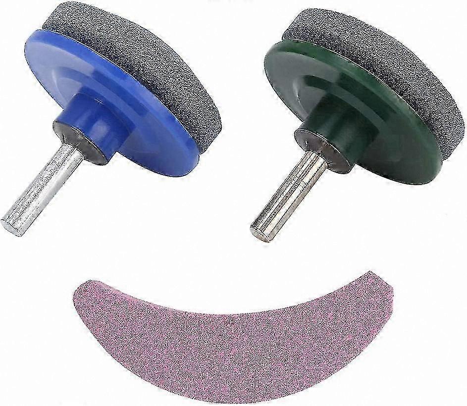 3-Pack Blade Sharpening Kit with Emery Material for Lawn Mower Maintenance