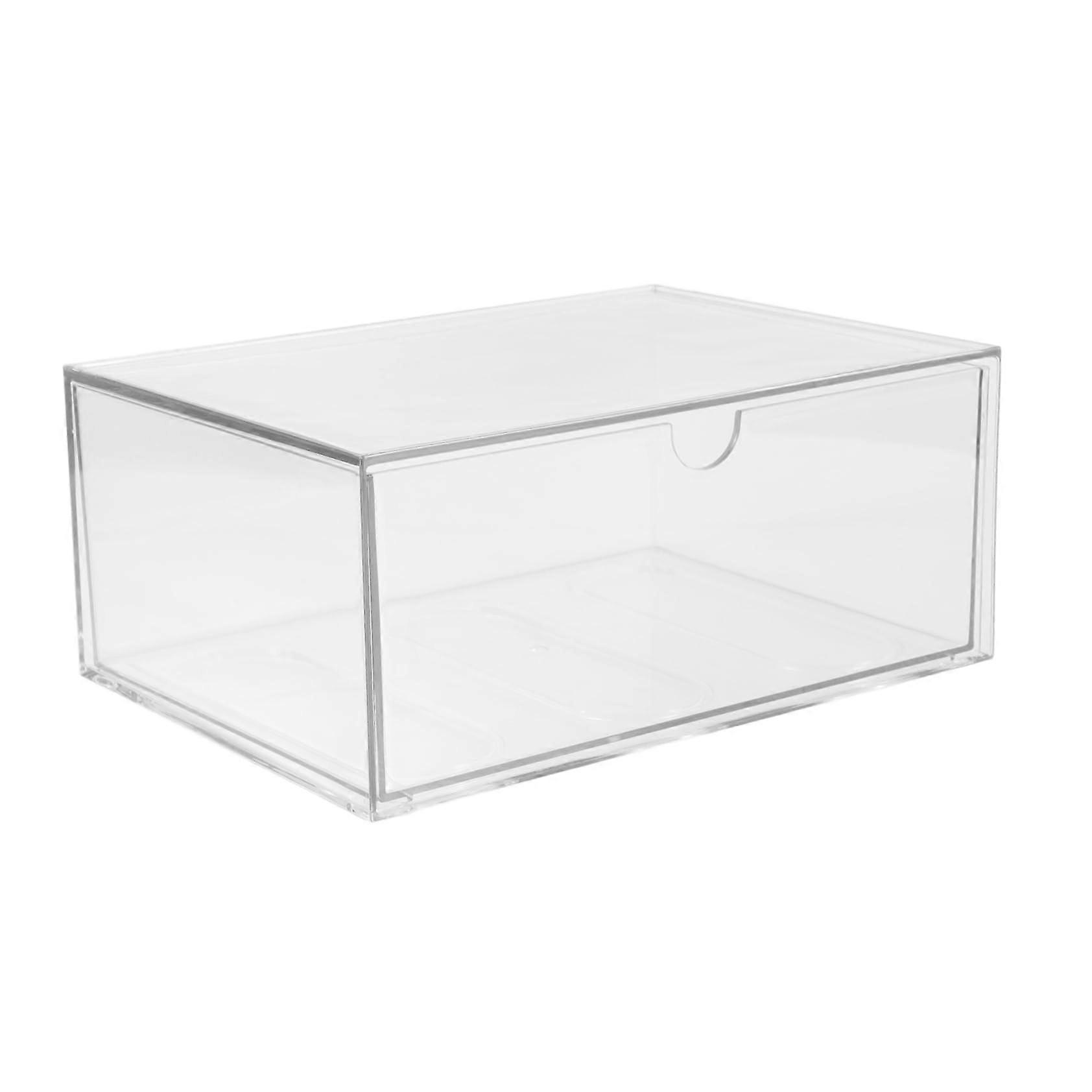 Desktop Drawer Organizer Transparent Case for Stationery Makeup More Pet Material Space Saving for Tidy Desks Versatile Organizer for Home Office