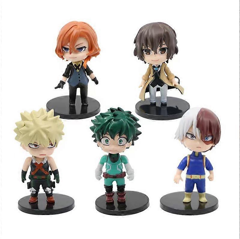 5pc Anime My Hero Academia Action Figures
