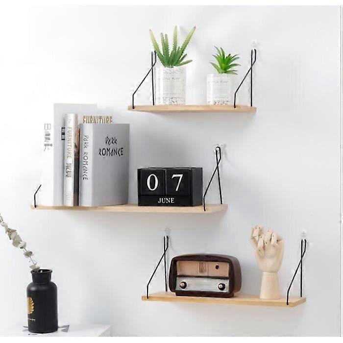 3PCS Wooden Wall Shelf Sets