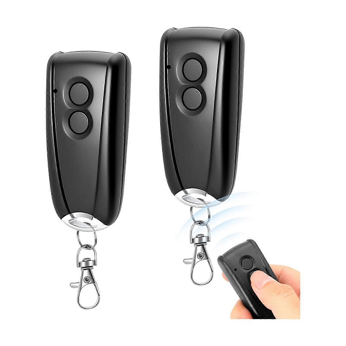 433.92 MHz Garage Door Handheld Transmitter for RSC2-433 RSE2-433, RSZ1-433, Remote Control Duplicator 2pcs
