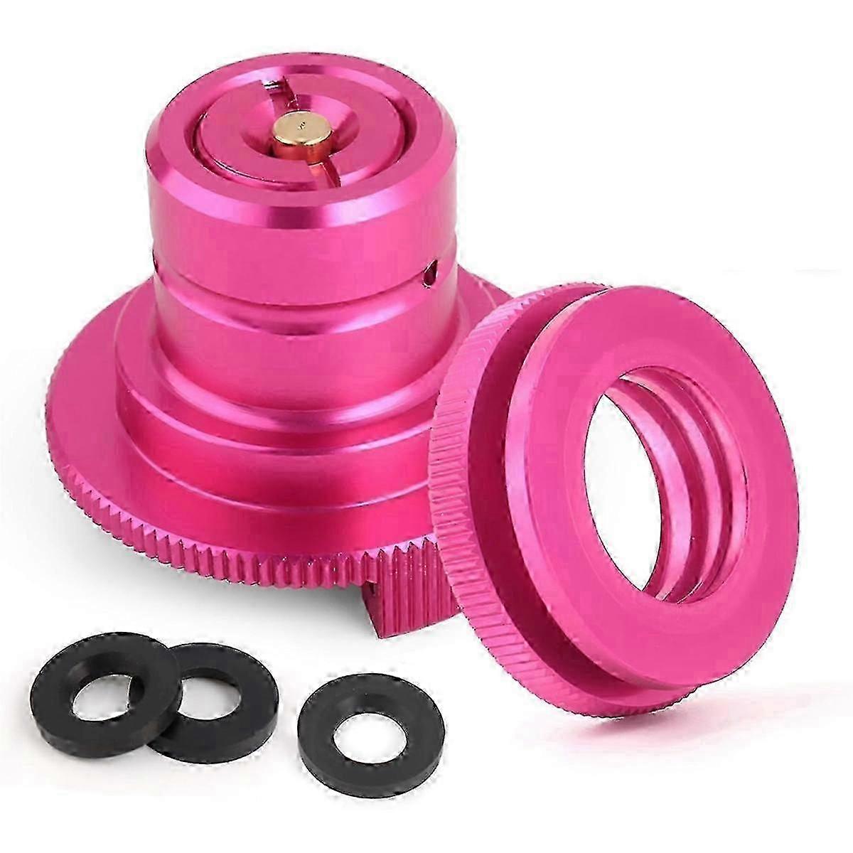 Co2 Quick Adapter for Soda Water Machine for DUO/ART/,Co2 Tanks Adapter for Soda Bottle with TR21-4Purple-Red SZRH A-W