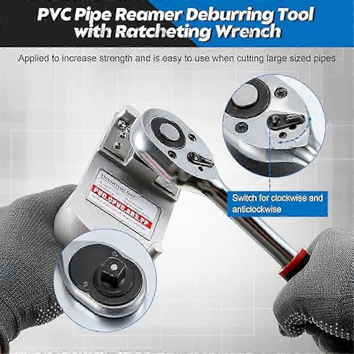 PVC Deburring Tool,Plastic Pipe Plumbing Tools for Pipe Burring