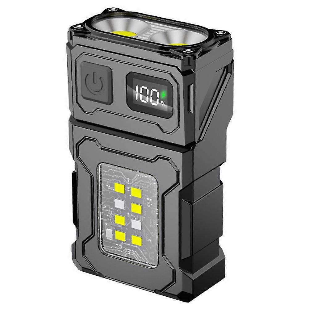 LED Flashlight Strong Charging Portable Cap Light Outdoor Special Working Light