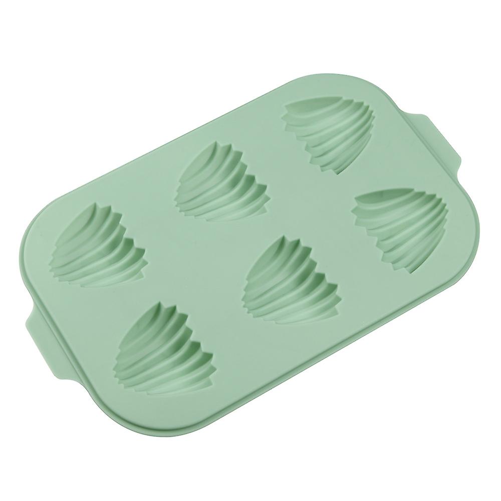 6 Hole Heart Shell Ice Cream Molds Popsicle Silicone
