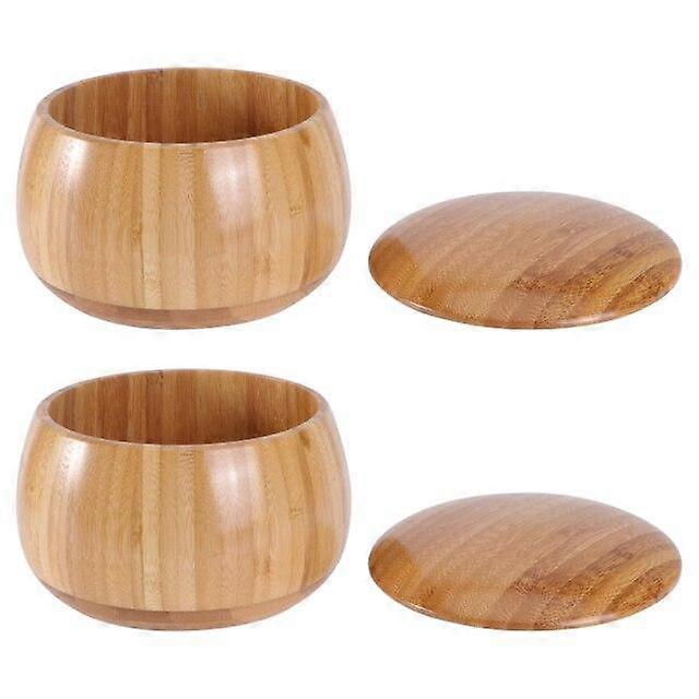 2pcs/Set Go Game Pieces Bowl Go Chess Pieces Jar Wooden Go Game Accessoire| Suiker & Creamer Potten