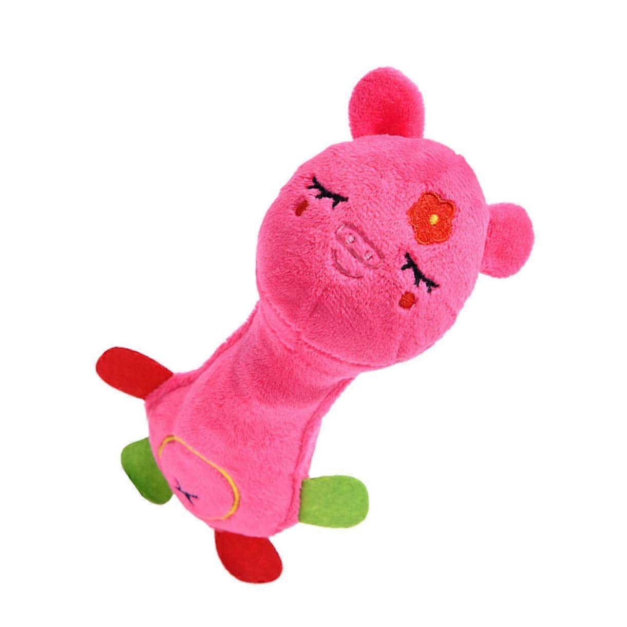 Plush Dog Chew Toy For Puppies With Squeaker Soft Bite Resistant Plush Puppy Play Doll