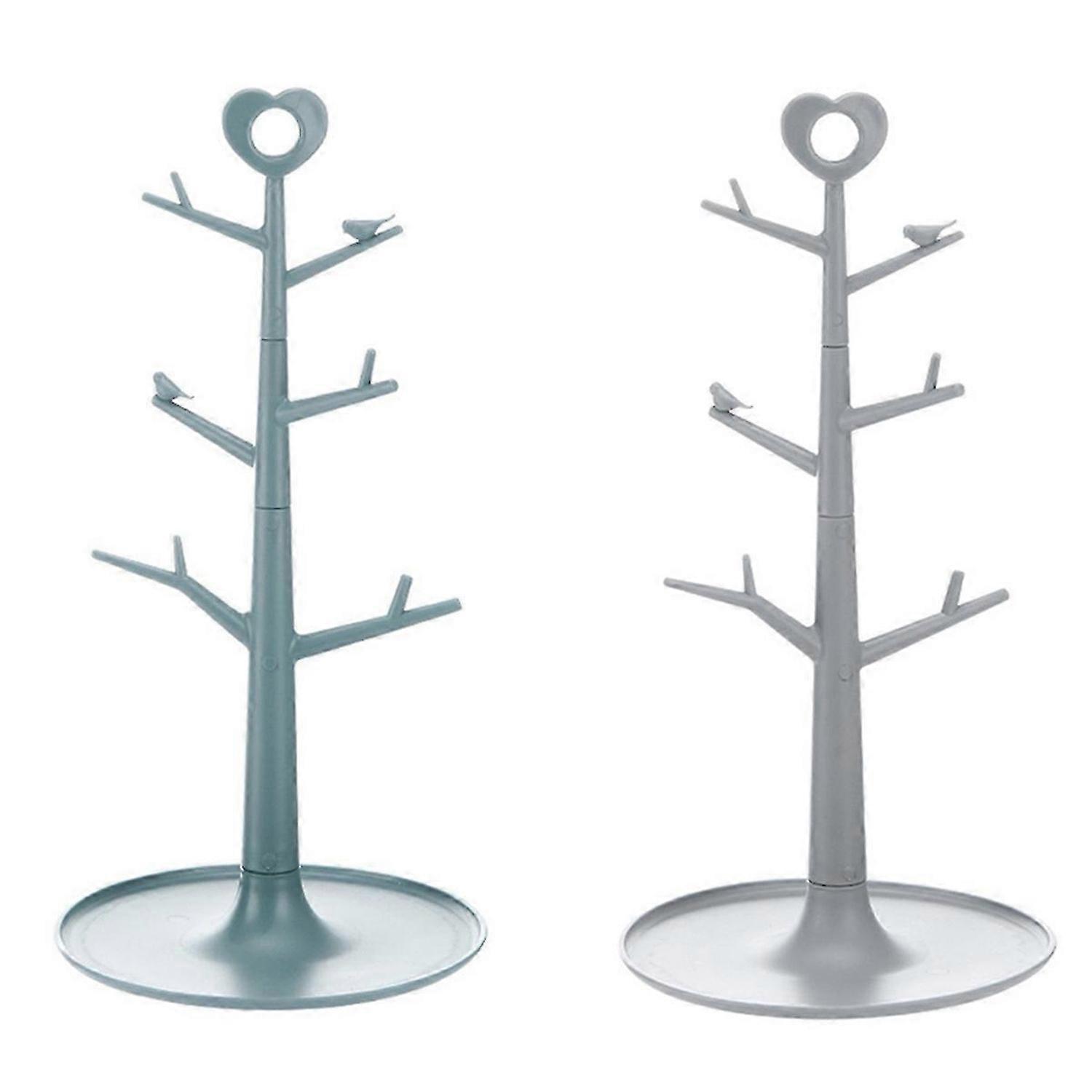 Mug Rack Shelf Cup Coffee Rack Tree-Shaped Drying Storage Rack