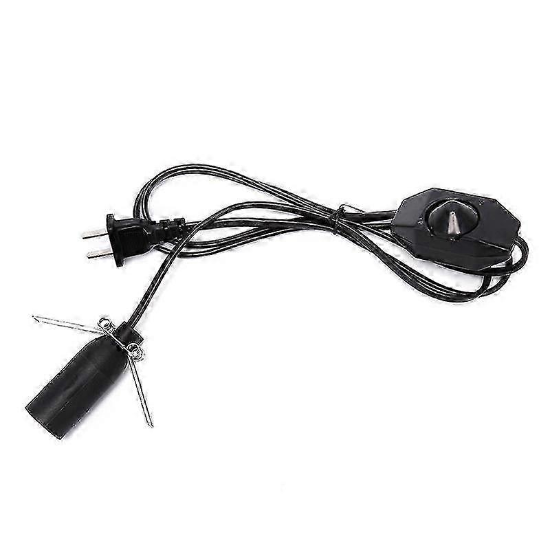 Salt Lamp Dimmer Switch E14 Socket US Plug Power Cord Cable