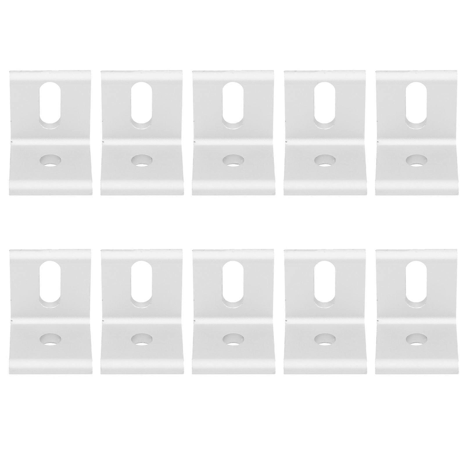 10Pcs Right Angle Corner Bracket 90 Aluminum L Shaped Fixed Brace Industrial Fasteners3030