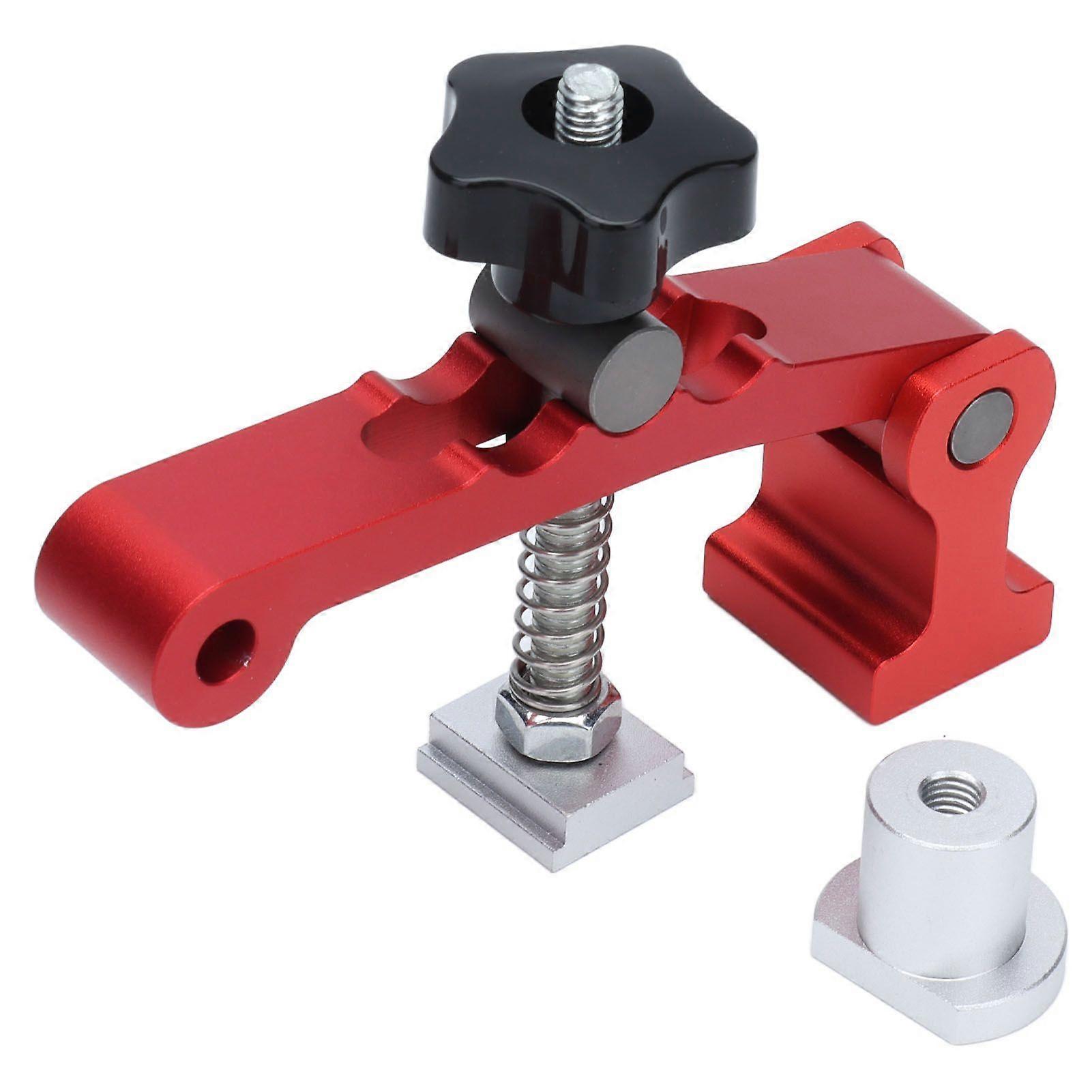 T Track Clamps Aluminum Alloy 6061 Quick Hold Down Clamp Desktop Fixed Clip for Woodworking