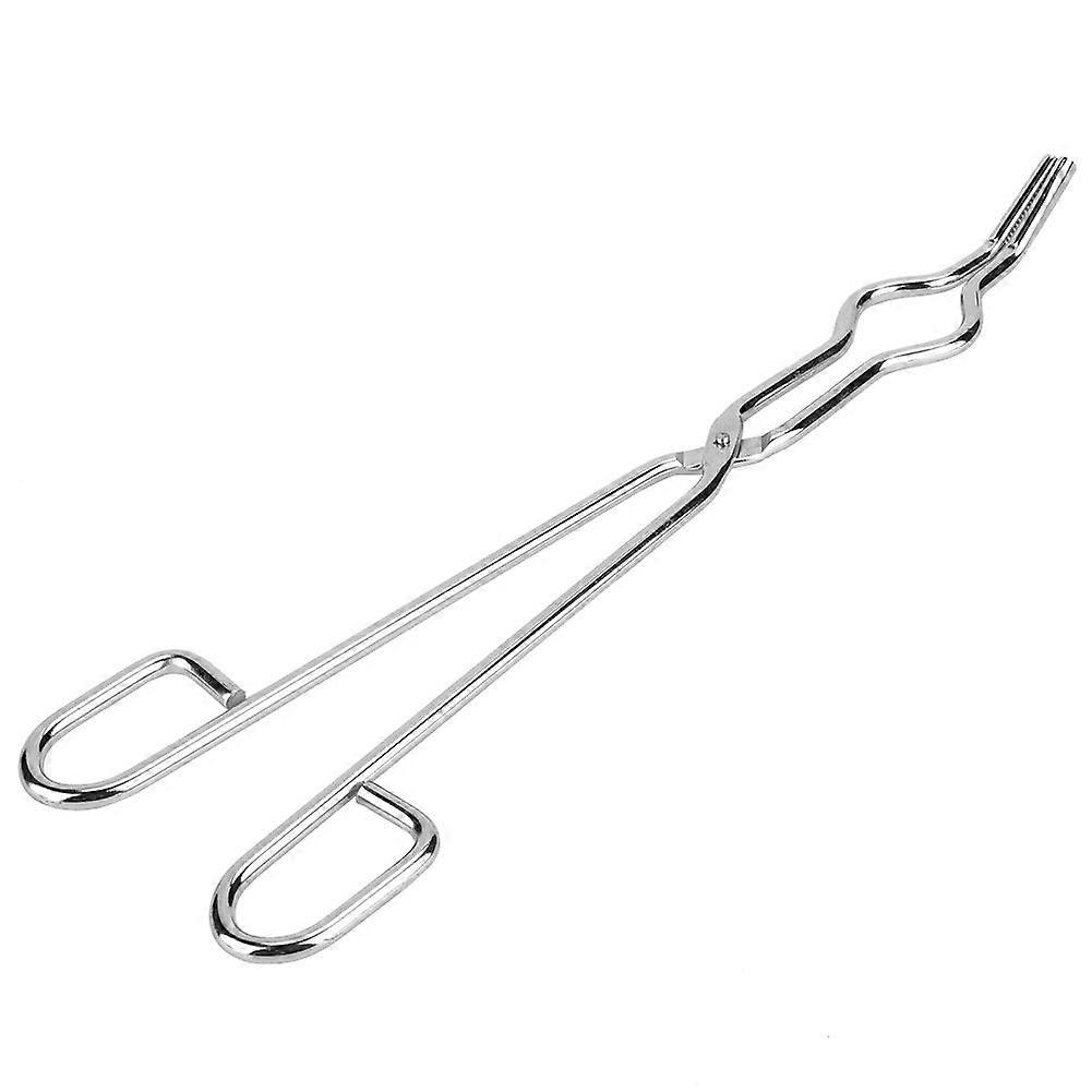 Stainless Steel Crucible Forceps Clamp Beaker Holder with Aircraft Class Rivet(300mm/11.81in)