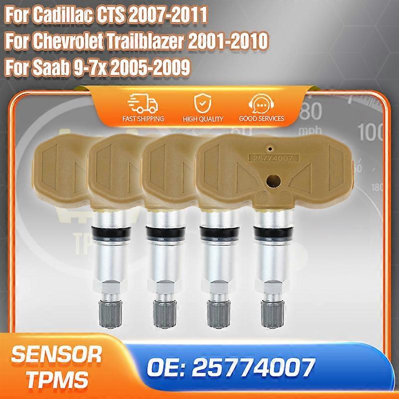 Applicable TPMS Sensor For Chevrolet Trailblazer 2001-2010 Cadillac CTS 2007-2011 Saab 9-7x 2005-2009 Tire Pressure Monitor Sensor 25774007