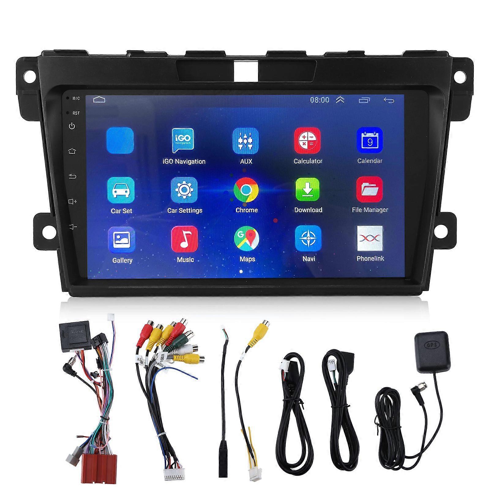 9in Car Radio Bluetooth HandsFree Auto Multimedia Player GPS Navigation Replacement for Mazda CX7 20082015