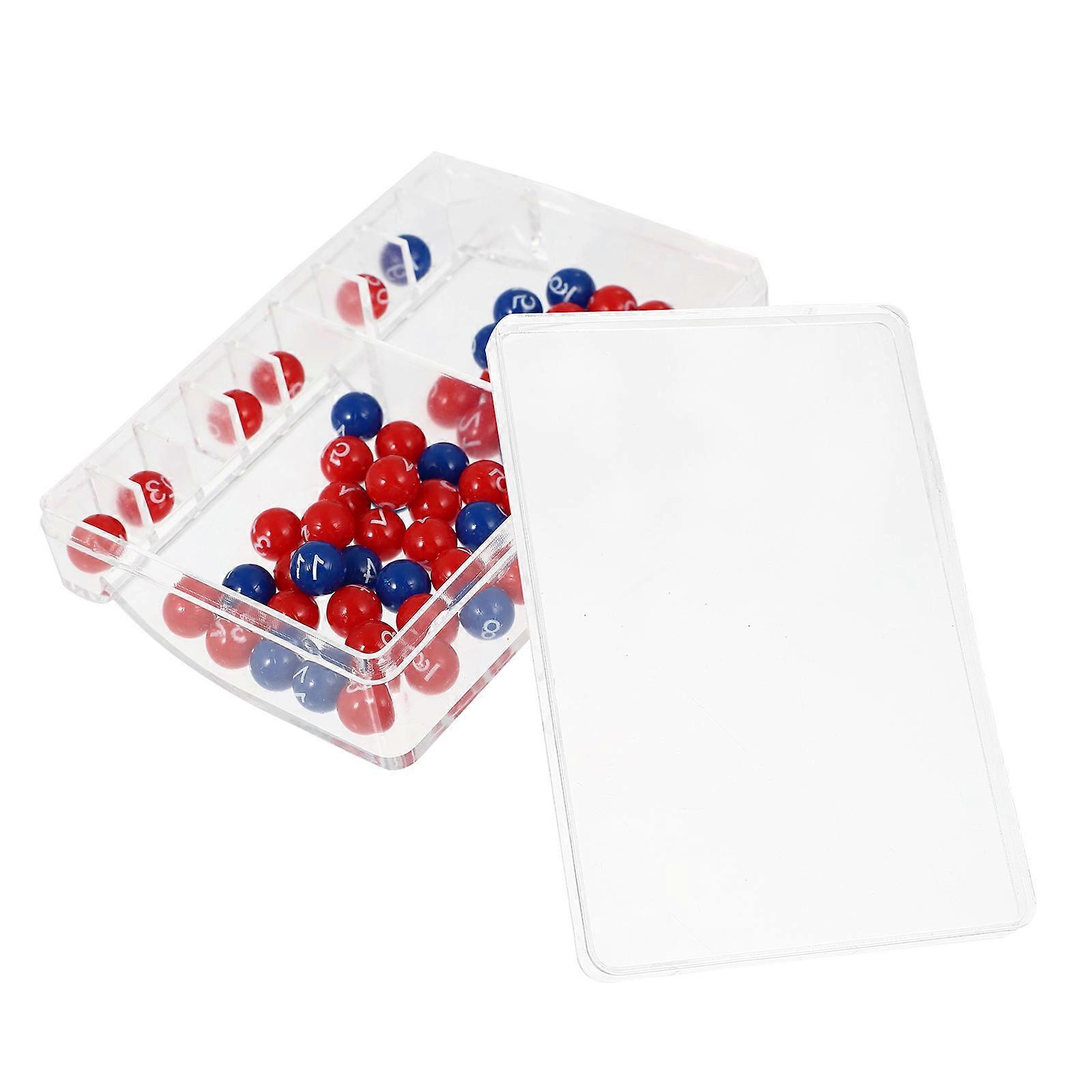 Numbered Pong Ball Plastic Game Balls for Raffle Drawing 1Set