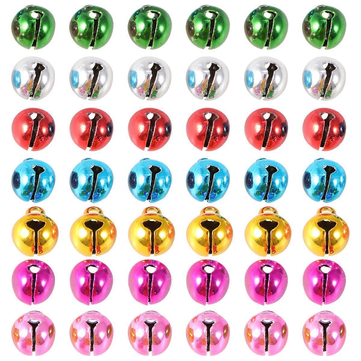 Small Bells Hollow Bell for Party Assorted Color Hanging Ornament 100Pcs