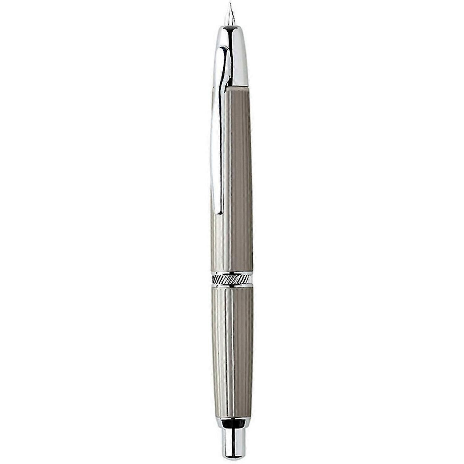 Fountain Pen 0.4mm Extra Fine Nib Stripe Ink Fountain Pen,B