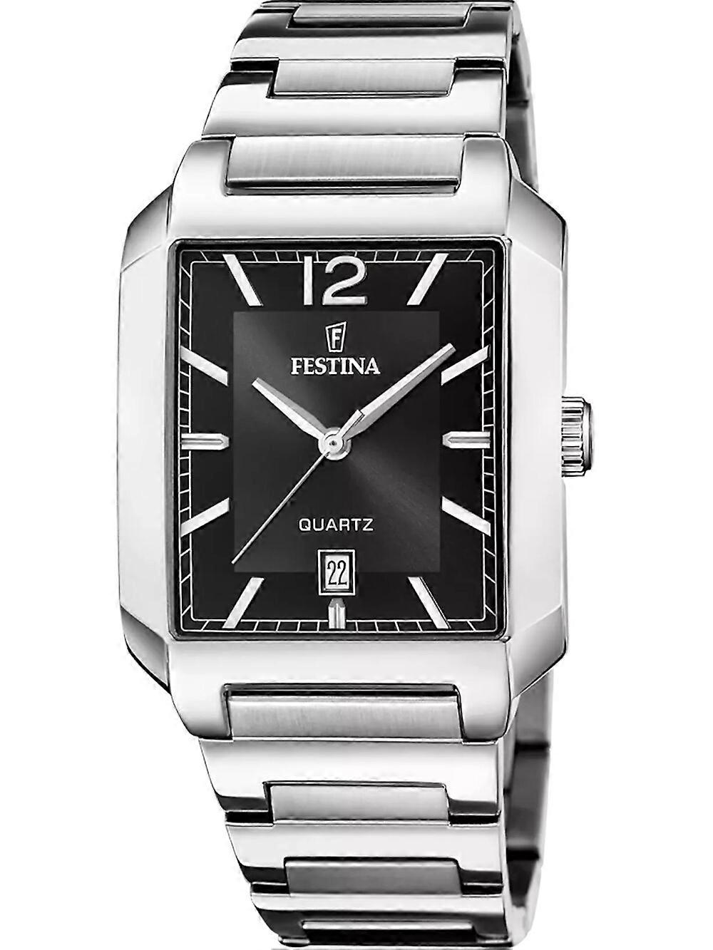 Festina F20677/4 Men's Watch Quartz Square 36mm 5ATM 