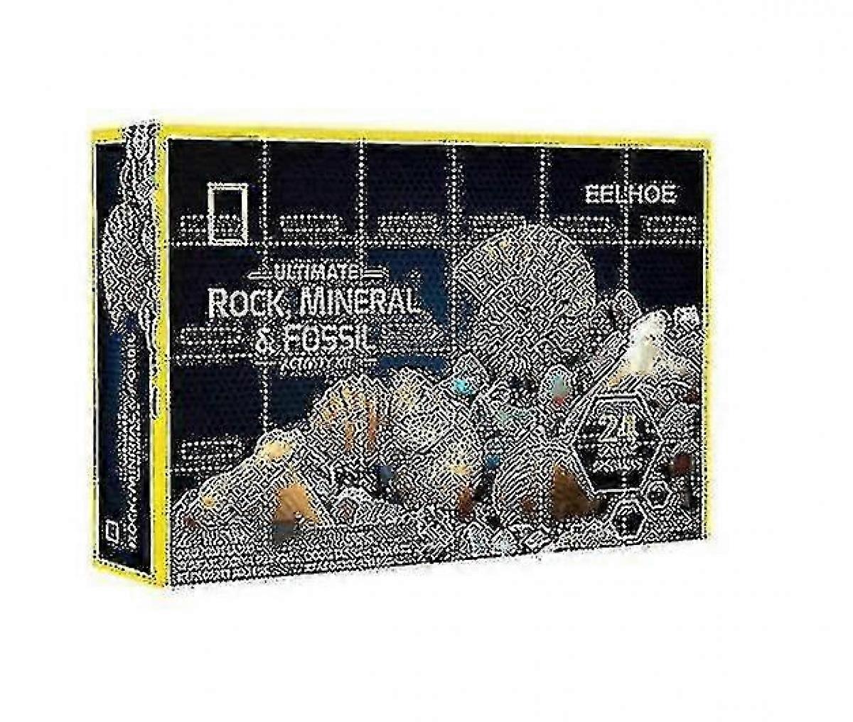 Ημερολόγιο advent τυφλό ημερολόγιο έλευσης κουτιών με 24 βράχους αποθήκευση δώρου κουτί δώρου εκπαιδευτικά Χριστούγεννα Δώρο για τα παιδιά