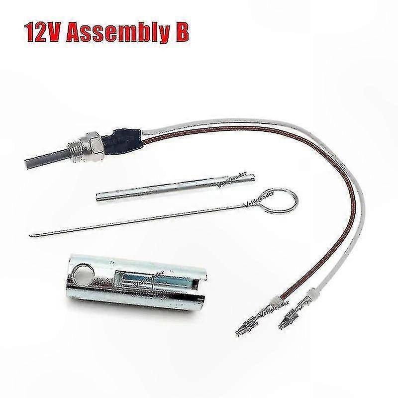 Heater Components Ceramic Glow Plug Pin with Gaskets, Strainer, and Wrench for 12V/24V Systems Compatible with Hydronic Models D4WSC and D5WSC
