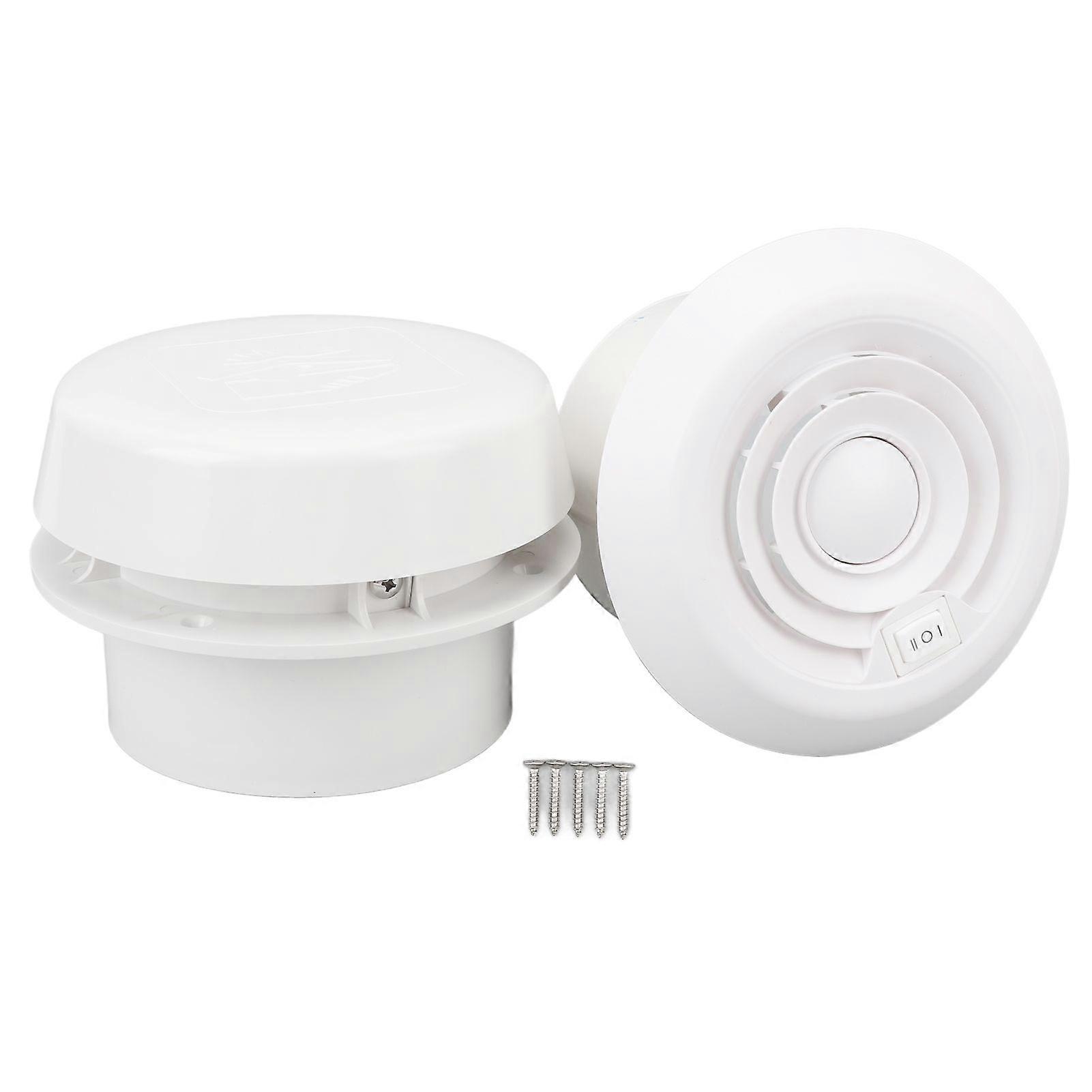 RV Roof Vent Fan 3000RPM 90CFM Mushroom Head Motorhome Exhaust Fan with Mesh Screen for Camper Yacht DC12V