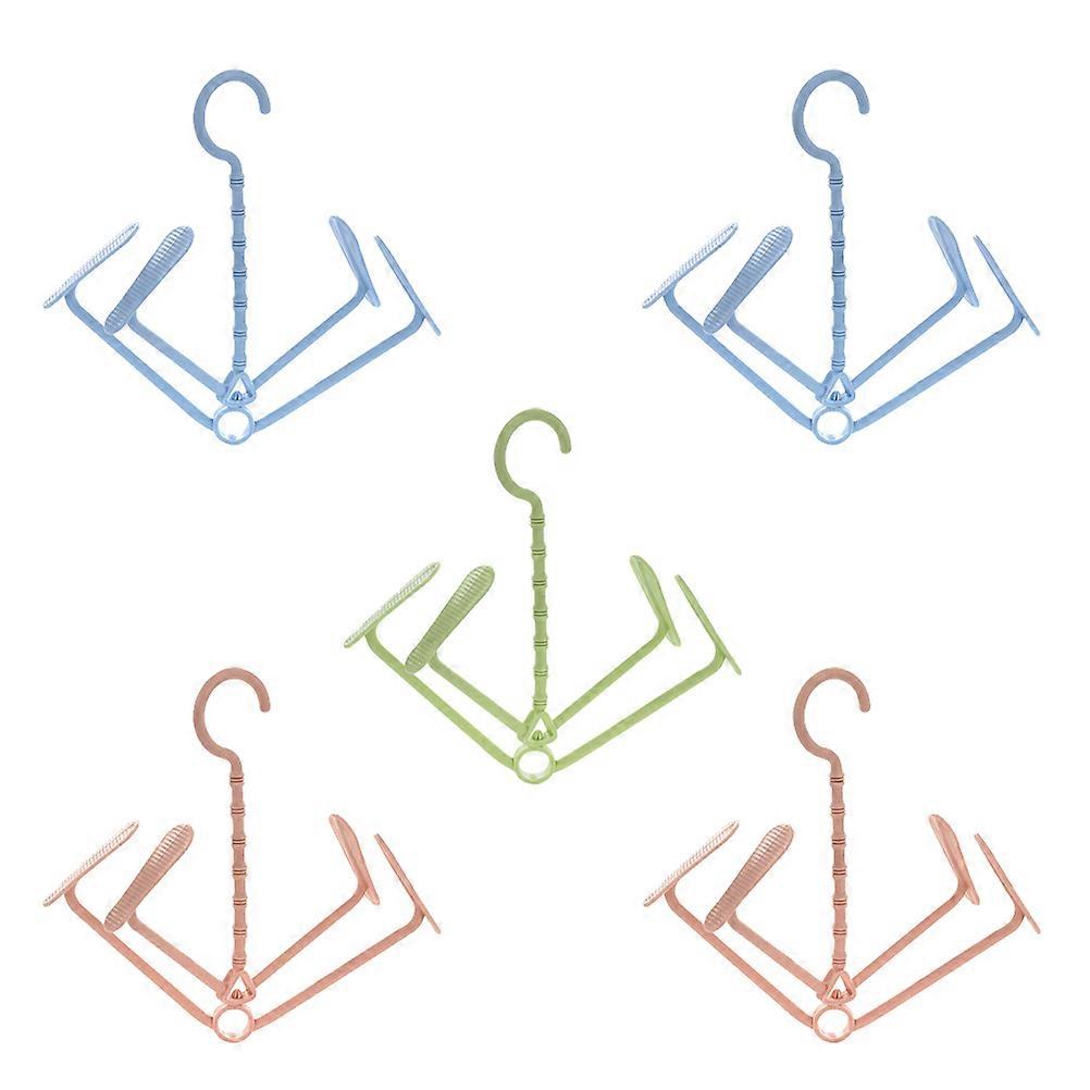 Shoes Drying Rack Household Plastic Drying Rack Hanger Hook 5Pcs